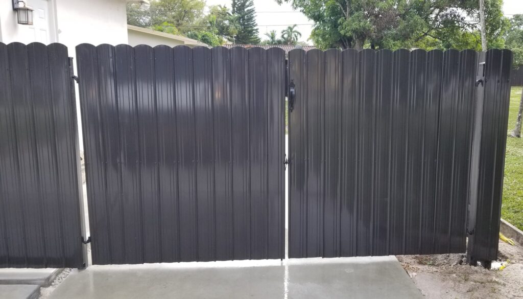 double gate durafence sunrise