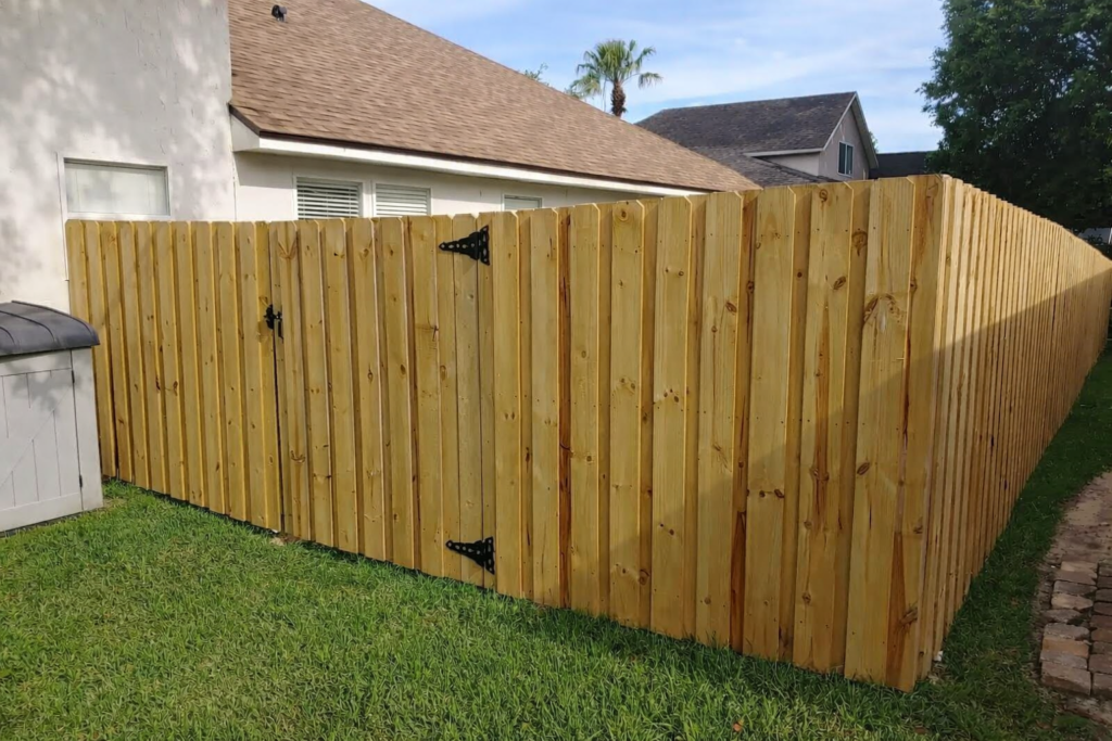 wood fence sunrise fl